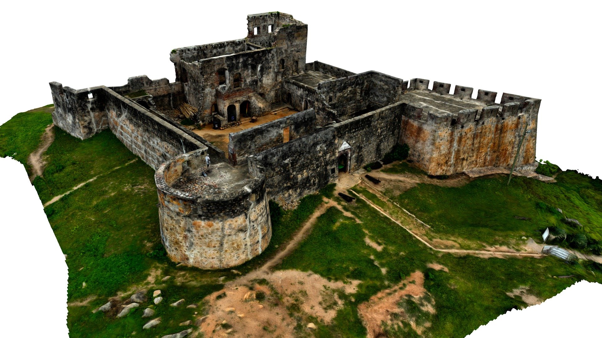 Fort Amsterdam, July 2025 - 3D model by Michael.Jarvis [edcdaab ...