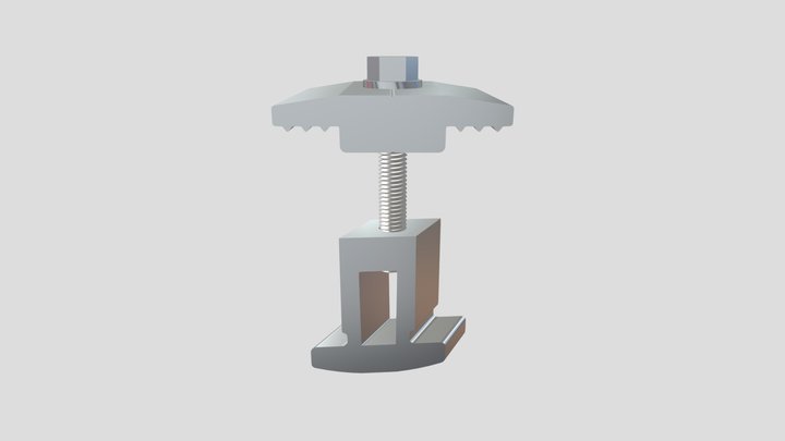 Grampo  35mm 3D Model