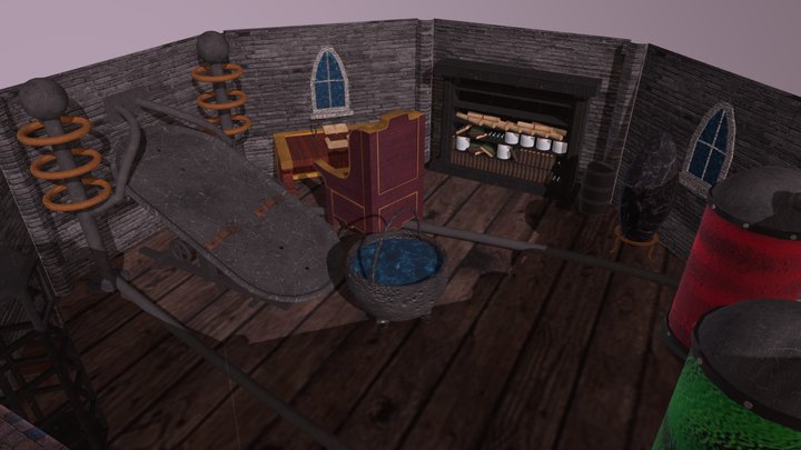The Wizards Workshop 3D Model