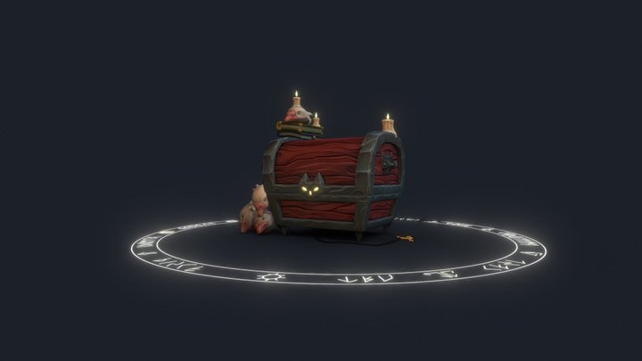 Witch's Chest 3D Model