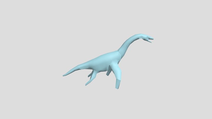 Plesiosaur updated 3D Model