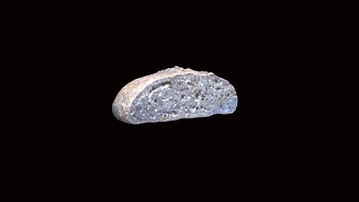 Half bread loaf (VCU_3D_8401) – Modello 3D gratuito STL