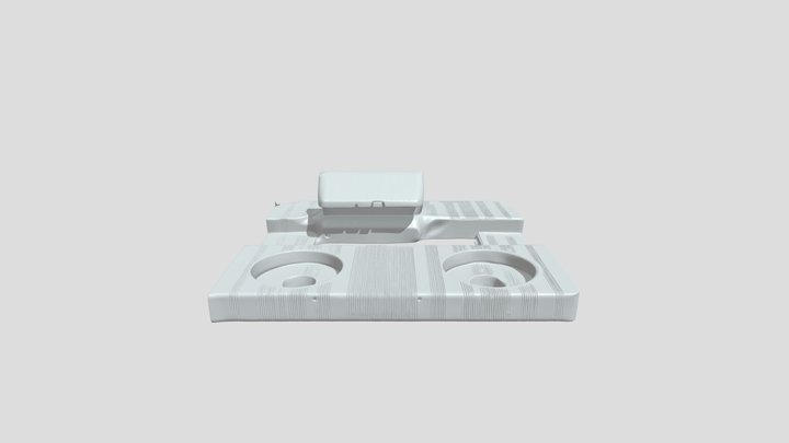 3D printed door hinge component