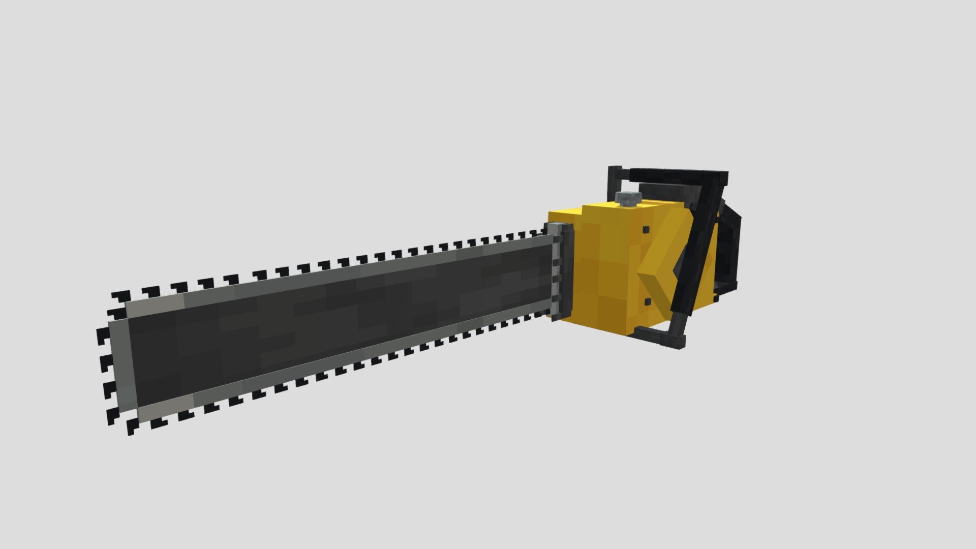 Minecraft Chainsaw from the forest 3D model by BartekBW (rojdanbw