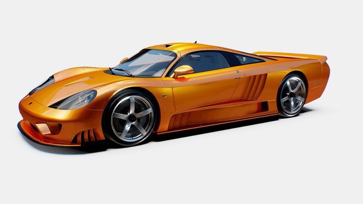 Saleen S7 Twin Turbo 2005 | www.vecarz.com 3D Model