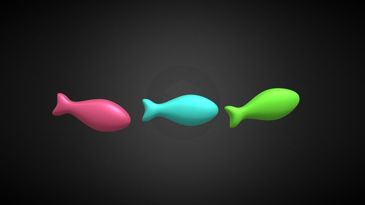 Fish Candies 3D Model