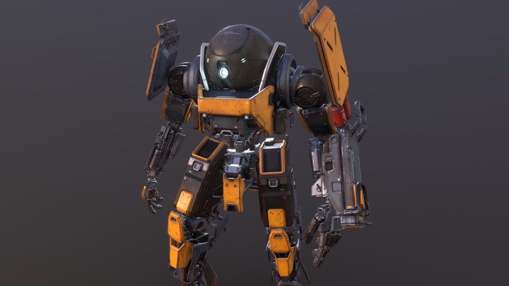 Ganymede 3D Model