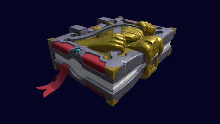 Wolf Book 3D Model