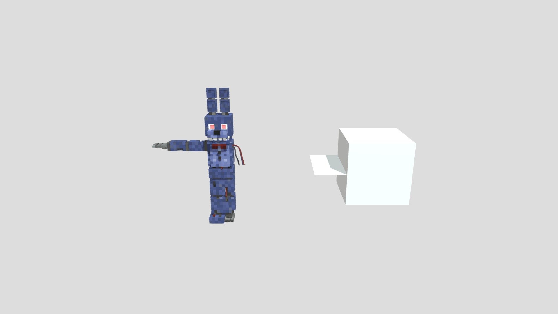 Wihtered Bonnie Minecraft Rig Release - Download Free 3D model by Tabis ...