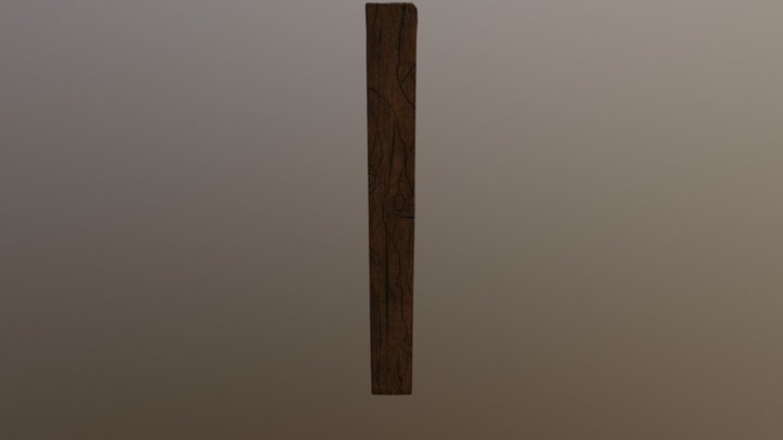 Wood Plank 3D Model