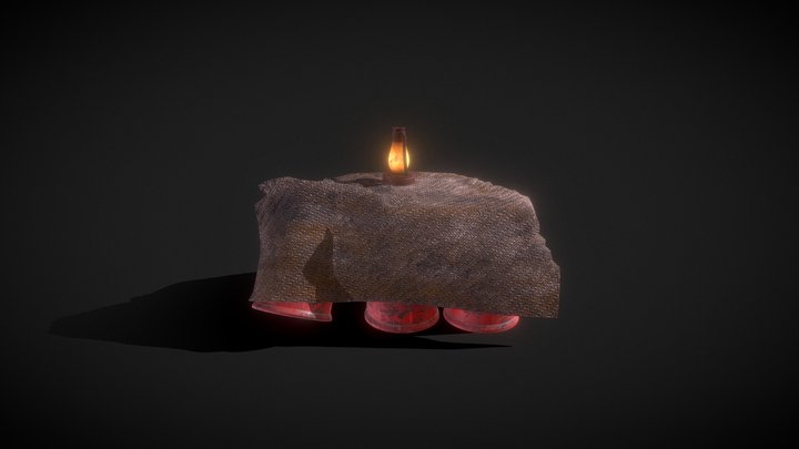 Kerosene lamp 3D Model