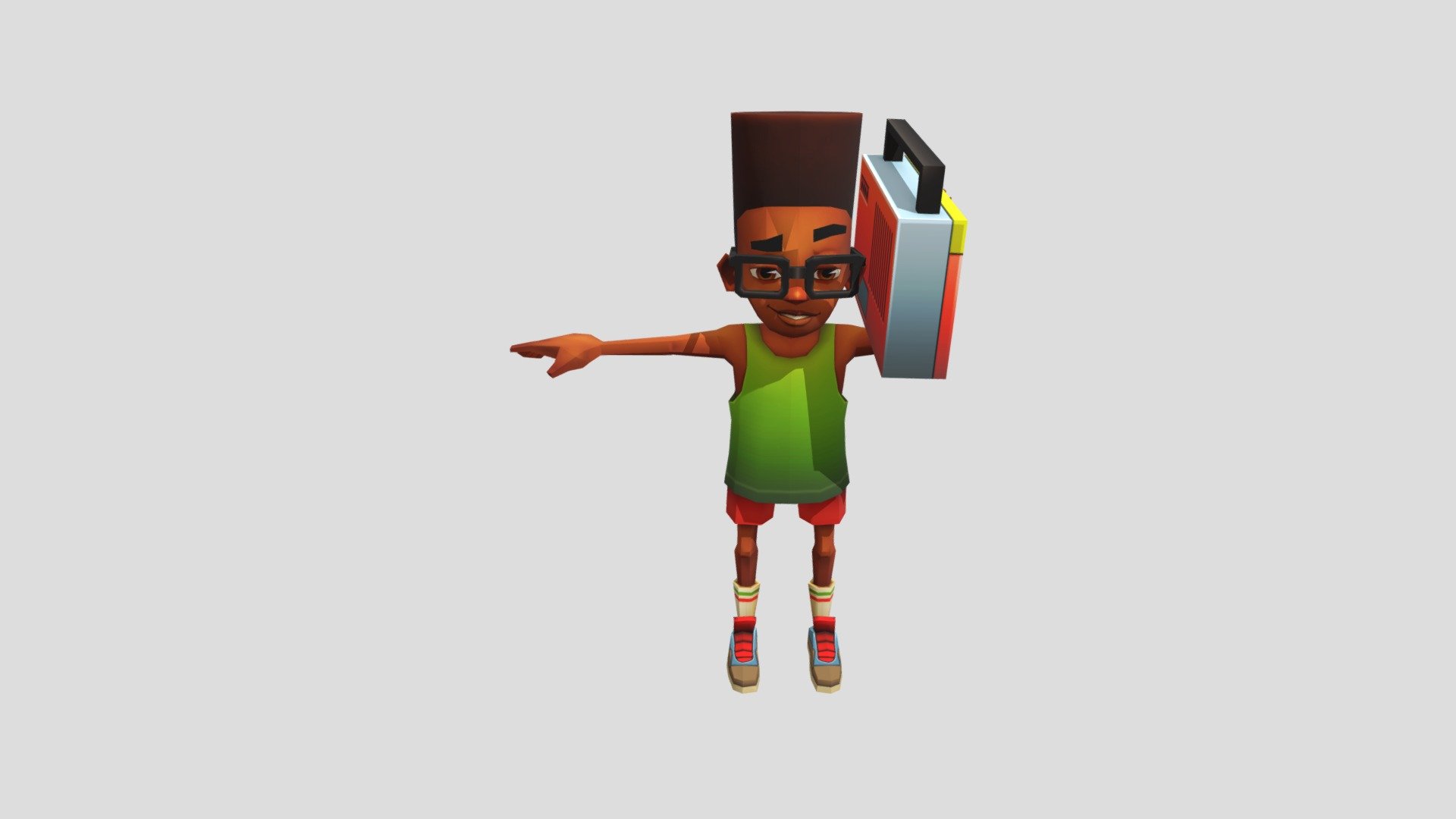 subway surfers-like character - Buy Royalty Free 3D model by endike  (@endike) [425e975]