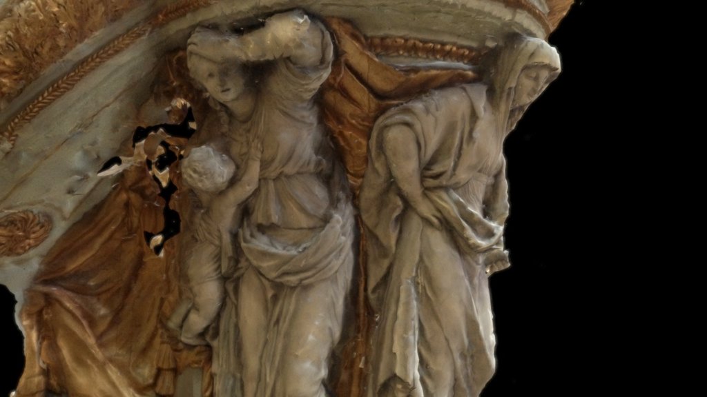 Amiens Cathedral Pulpit sculptures