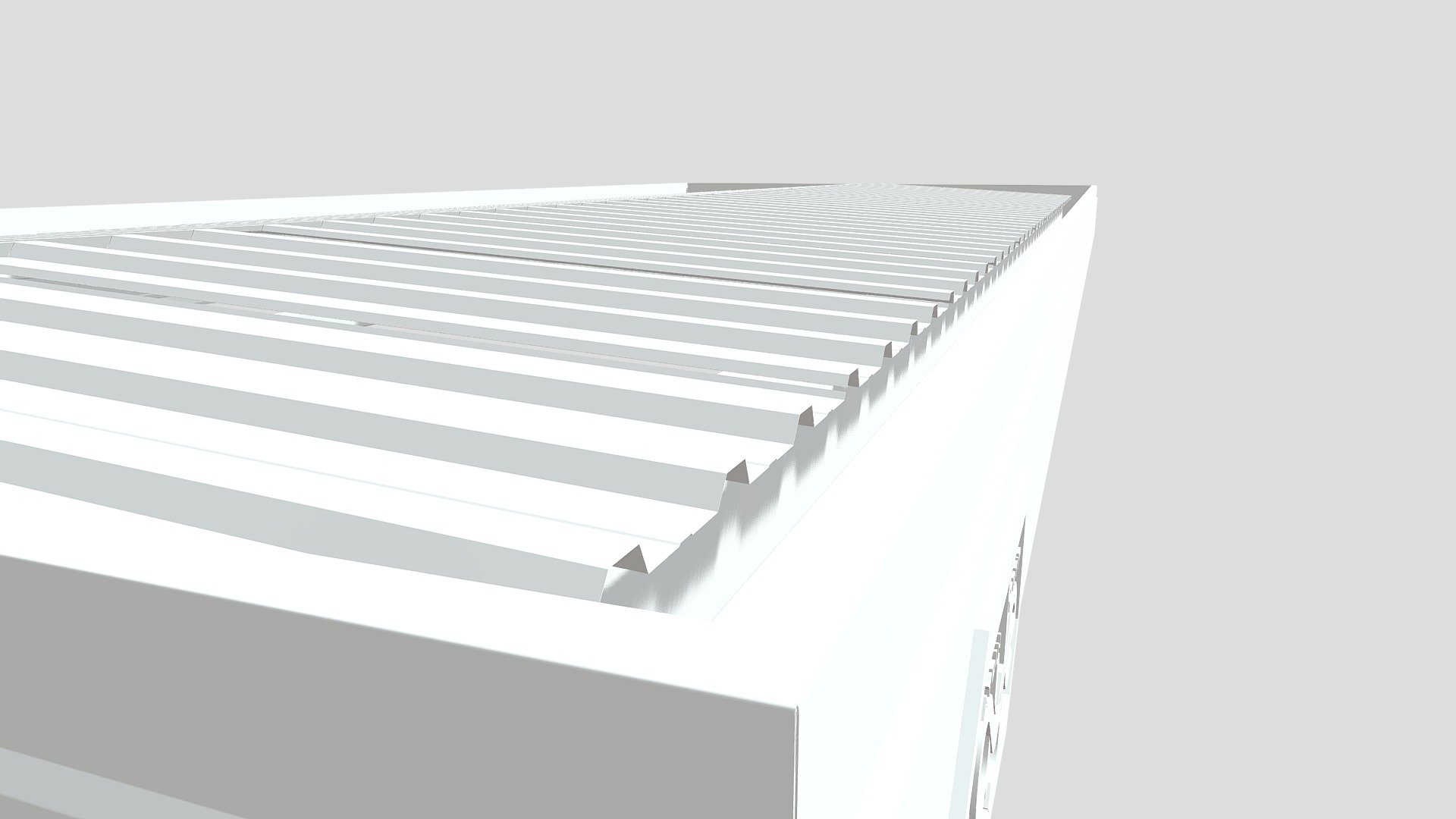 Steel Roof With Gutter — Sketchfab embed 3D viewer