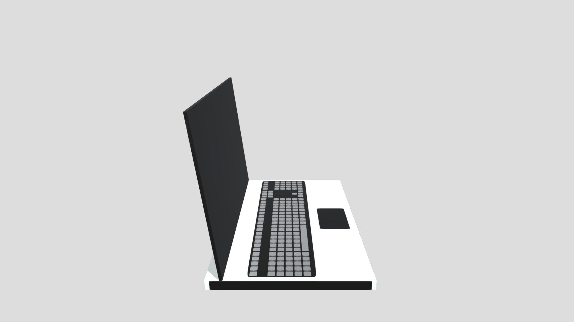 Generic White Laptop
