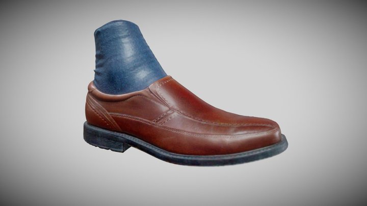 Zapato calzado en pie 3D Model