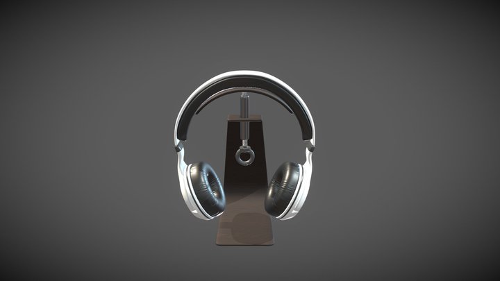 Headphones 3d model 3D Model