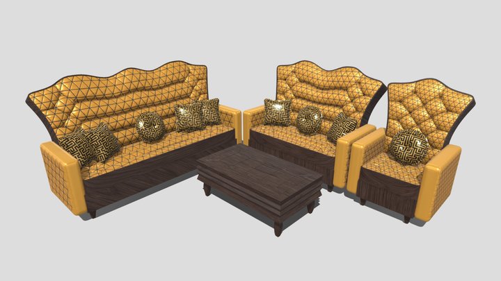 arm-chair 3D Model