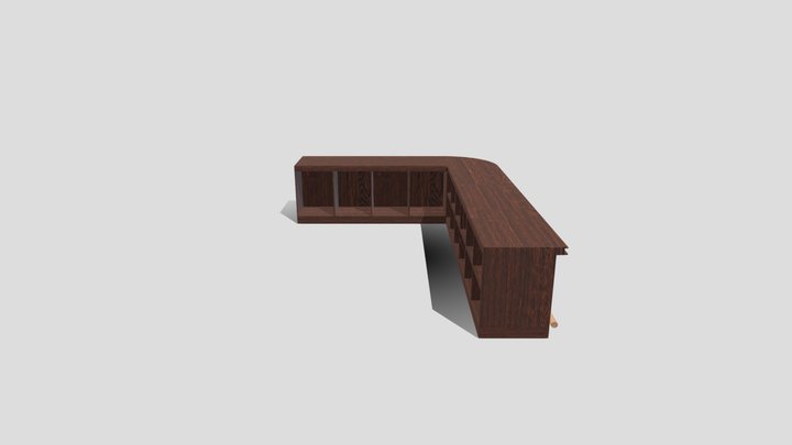 a Pub Counter 3D Model