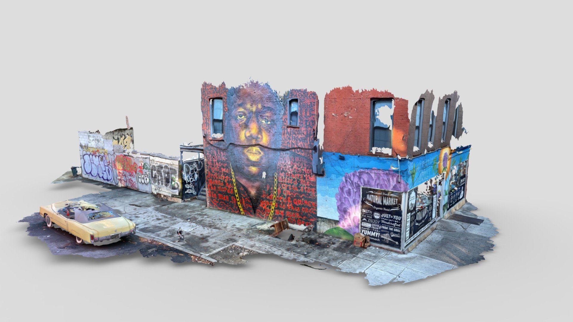 King on NY Biggie Mural
