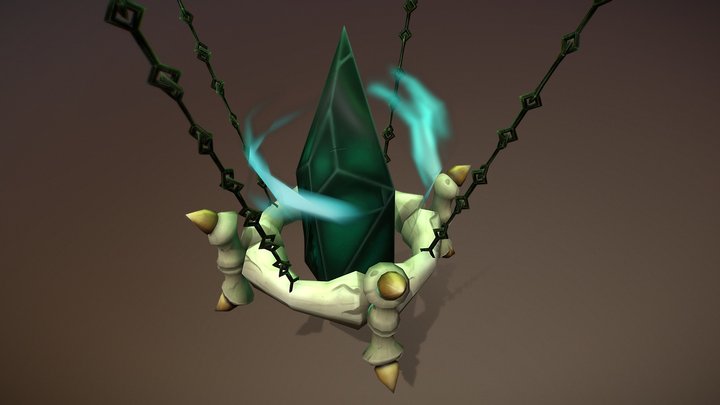 Slamb_Bone_Gem 3D Model