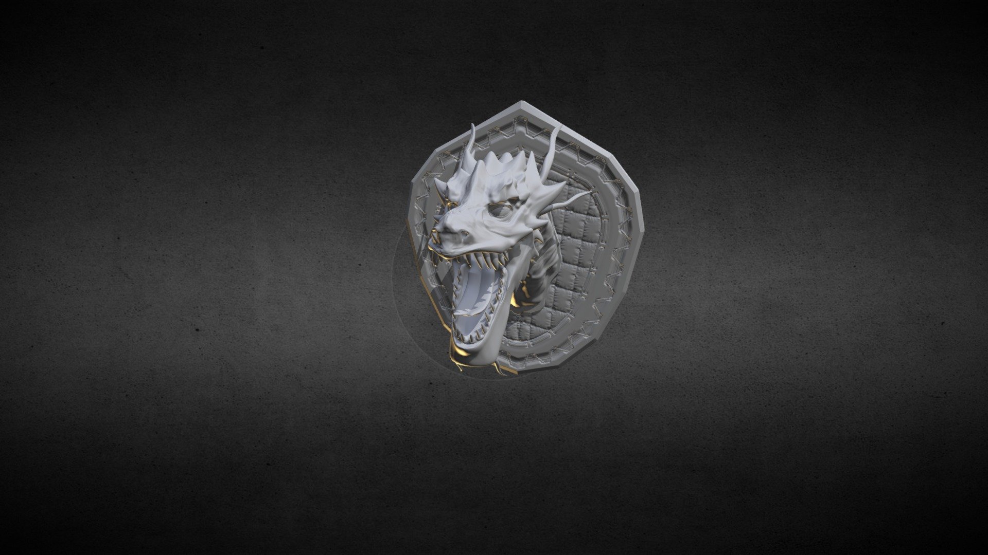 Dragon head hunting trophies. 3D Printable
