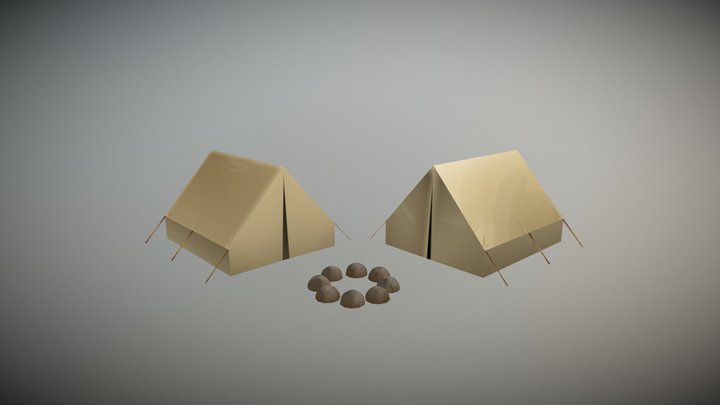 Campsite 3D Model