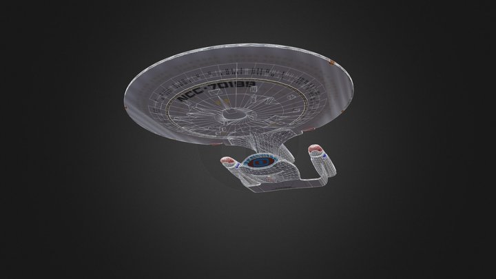 Uss Challenger Galaxy Class 3 nacelle – Modèle 3D gratuit STL
