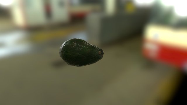 avocado realistic model 3D Model