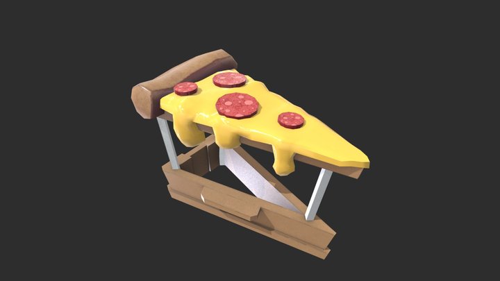 Pizza Stand - CrowdBuster 3D Model