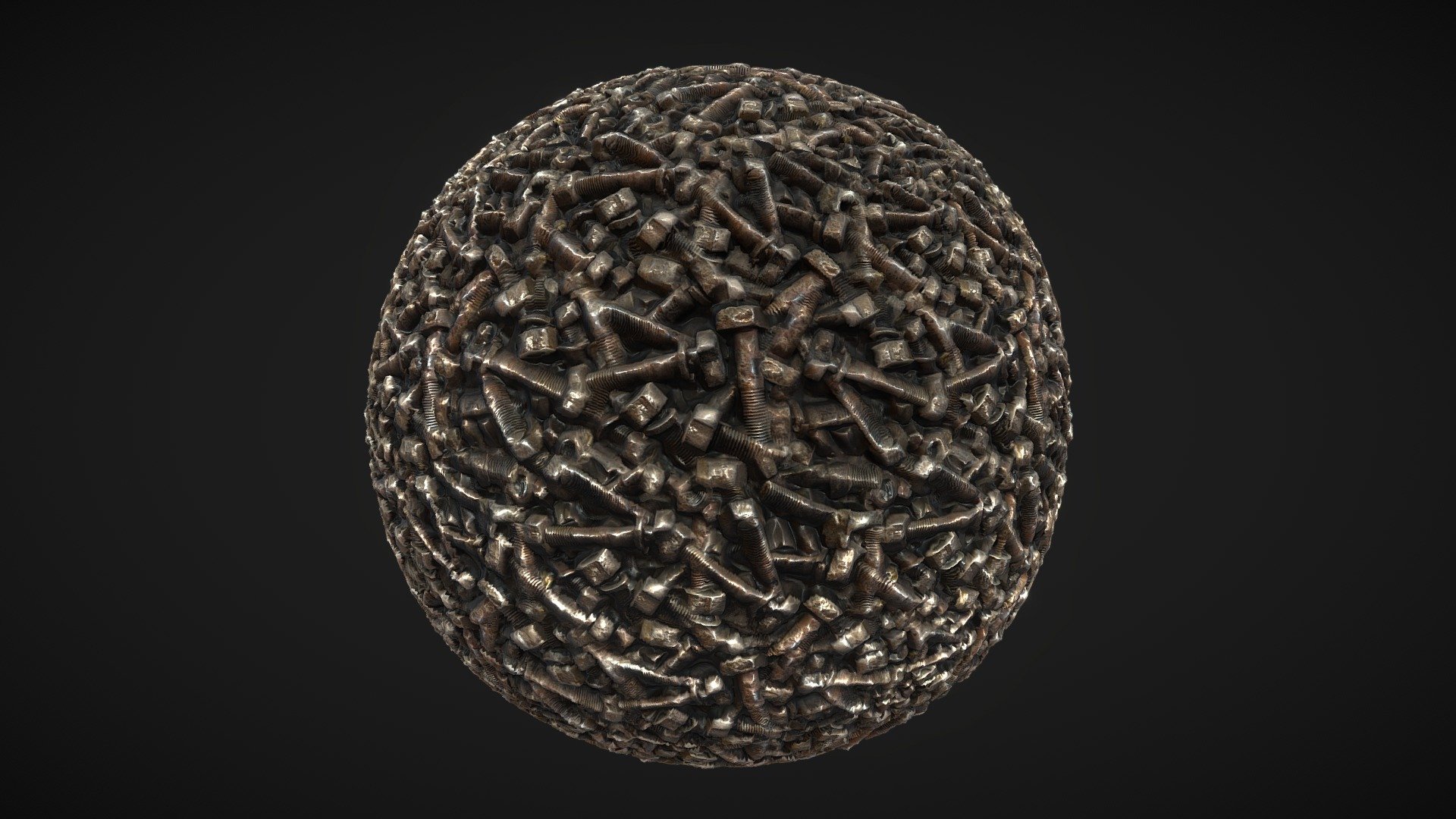 Rusty nuts and bolts | Material