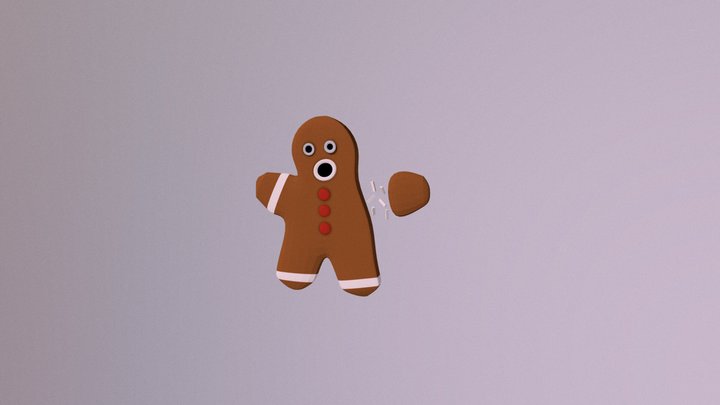 Gingerbread 3D Model