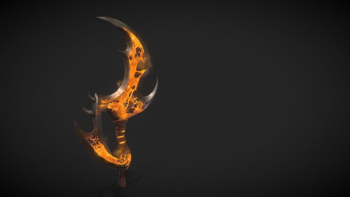 Fire Dagger 🔥 3D Model