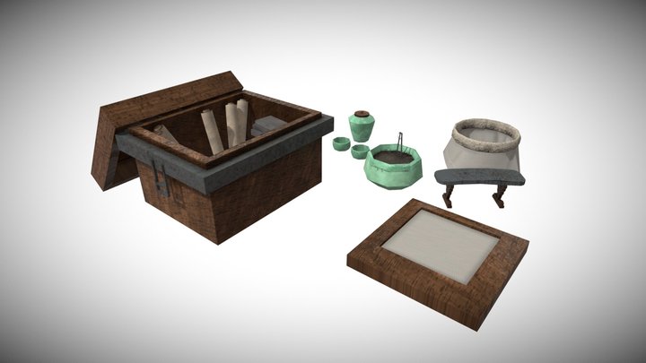Japanese Prop 3D Model