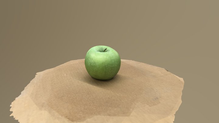 3D Photogrammetry Apple Model 3D Model