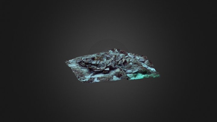 Roman shipwreck from Novalja, Island of Pag, Cro 3D Model