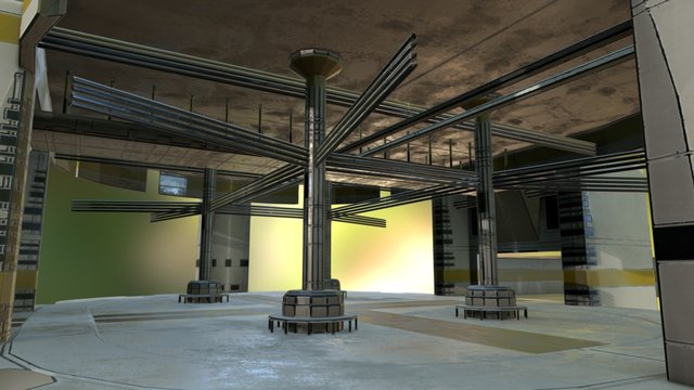 Spacestation Scene Texture Test