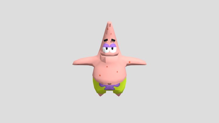 Drawn To Life SpongeBob - Patrick Star 3D Model
