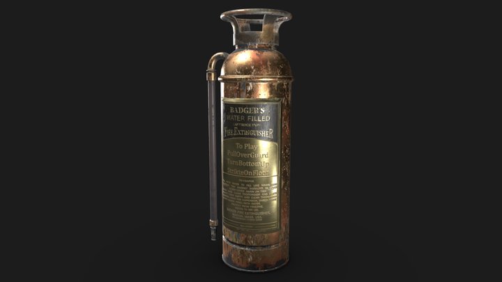 fire extinguisher 3D Model