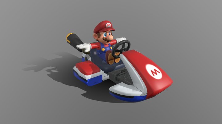 SMK3D Mario 3D Model