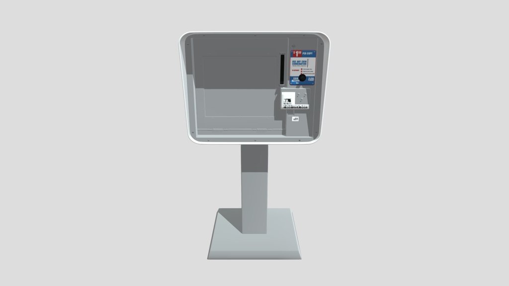 Newspaper Vending Machine