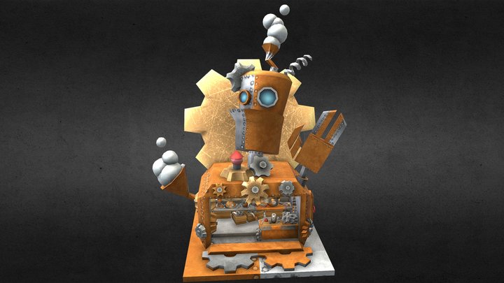 Steampunk workshop DAE final exam 3D Model