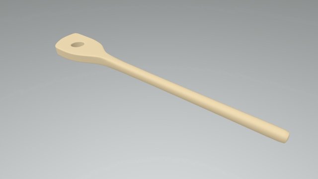 Cooking Spoon 3D Model