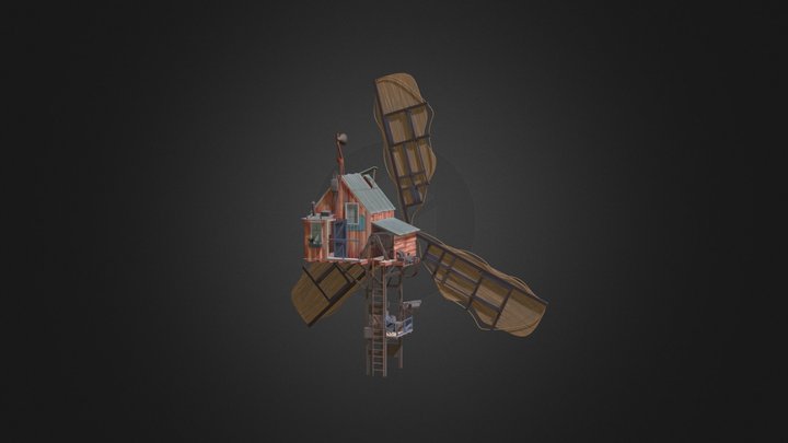 3D Wind Farm 3D Model