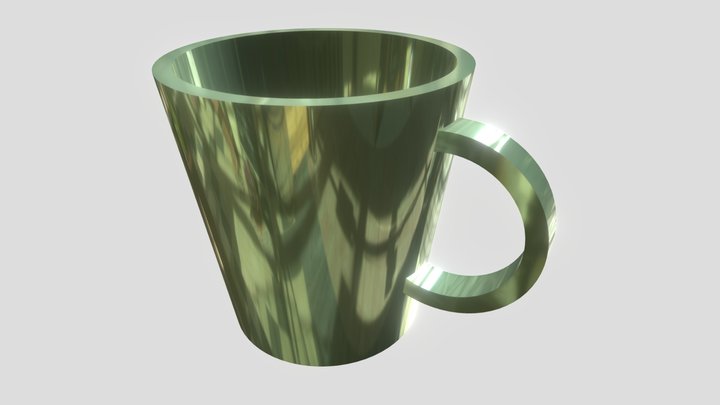 Taza con asa 3D Model
