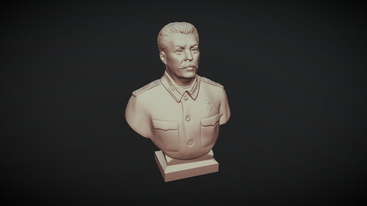 Joseph Vissarionovich Stalin bust 3D Model