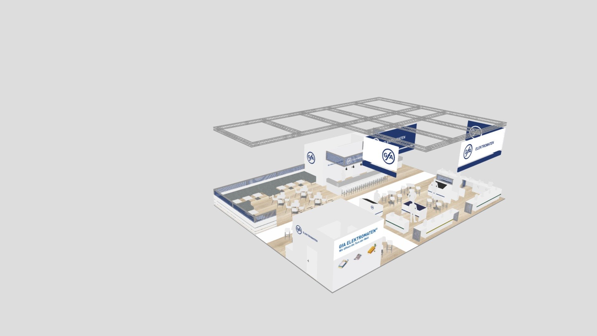 Messestand-GFA-R+T — Sketchfab embed 3D viewer