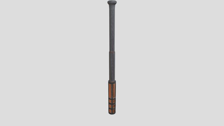 Diesel Punk Baton 3D Model