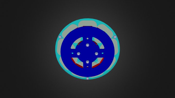 Generator 500w ferita 3D Model