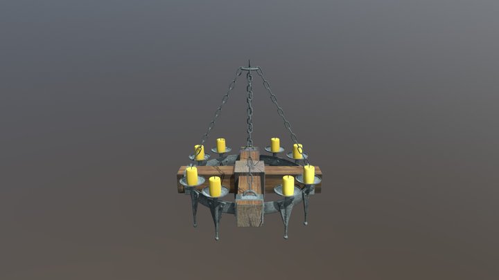 Lustra Candle 3D Model